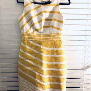 NWT yellow and white dress